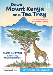 Book cover of of Mount Kenya with giraffe and a tree in foreground